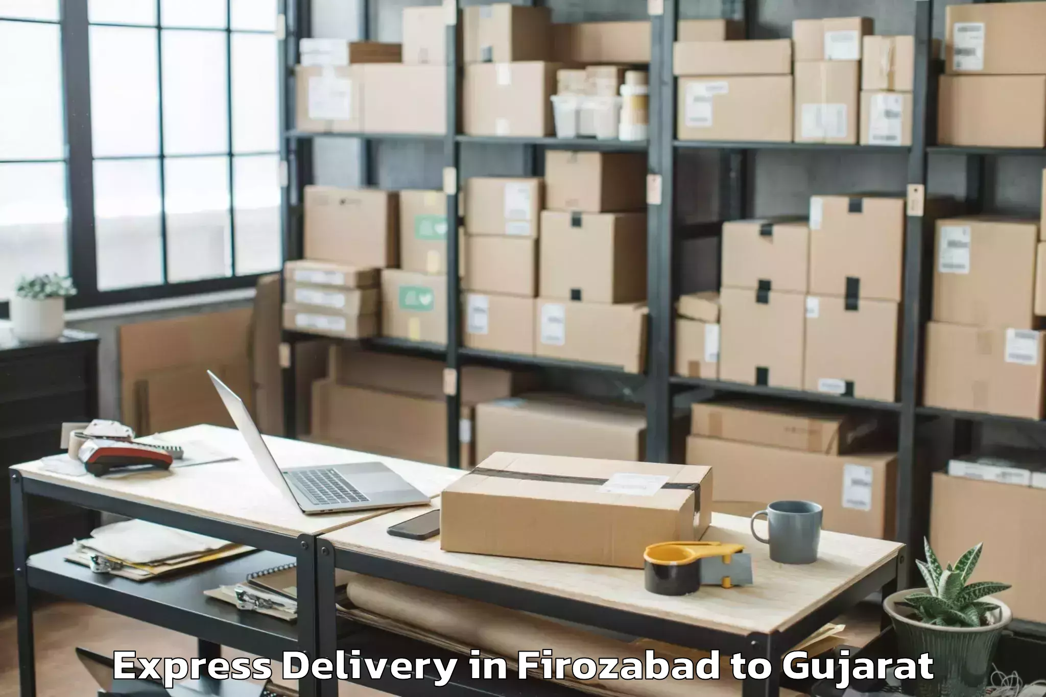 Book Firozabad to Killa Pardi Express Delivery